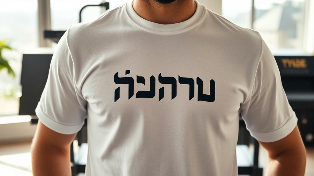 הדפסת כיתוב על חולצה: איך להפוך חולצה פשוטה ליצירת אמנות אישית